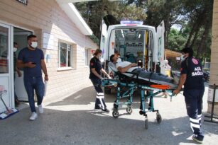 Kula’da motosiklet kazasında 1 kişi yaralandı