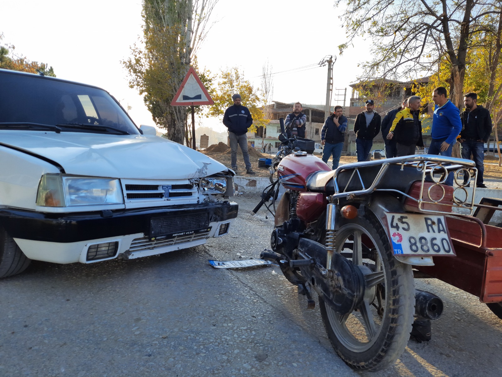Manisa’da motosiklet kazası: 1 ağır yaralı