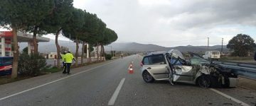 Salihli’de Trafik Kazası 1 Ölü 2 Yaralı