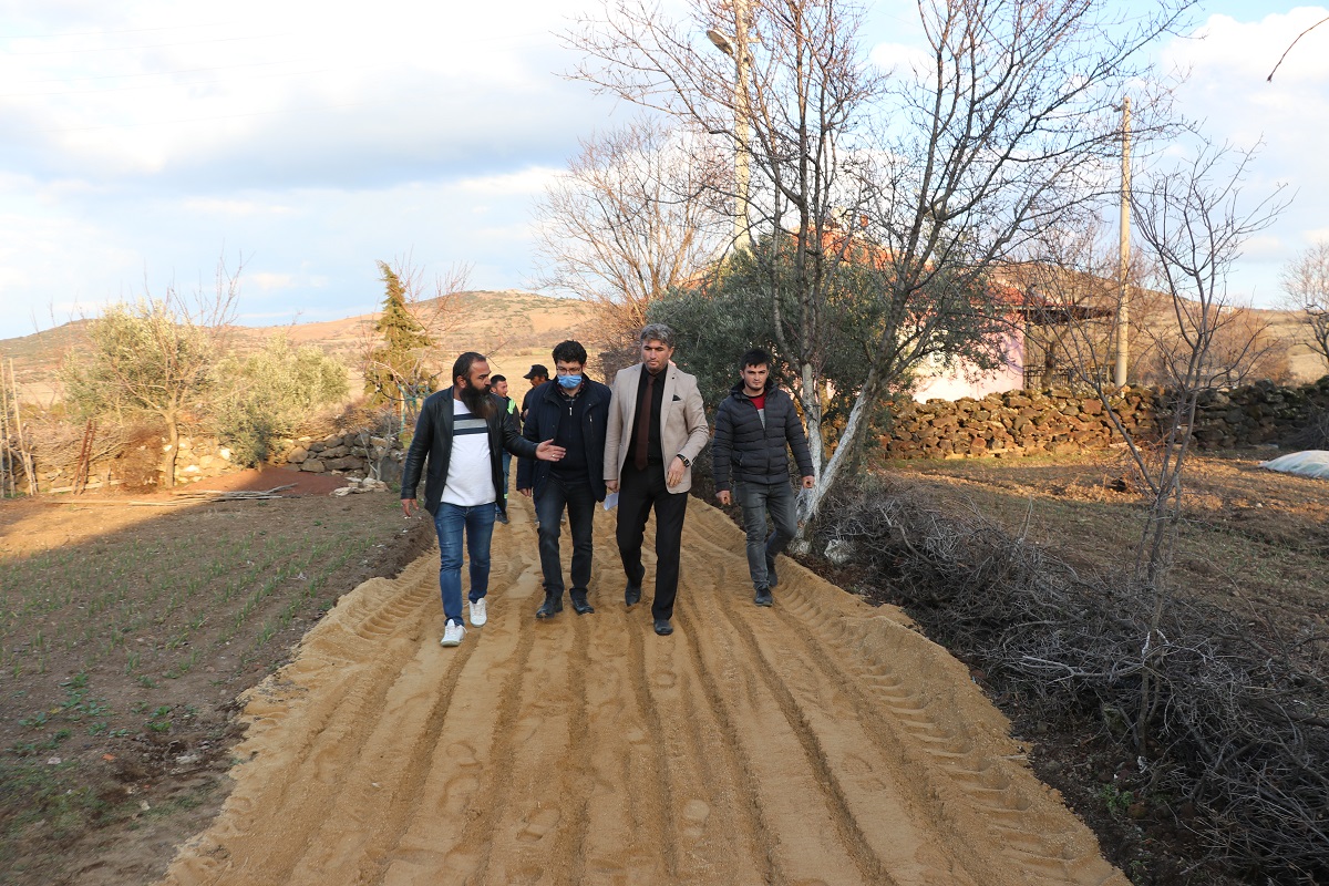 Sandal’da Kilit Parke Taş Döşeme Çalışmaları Başladı