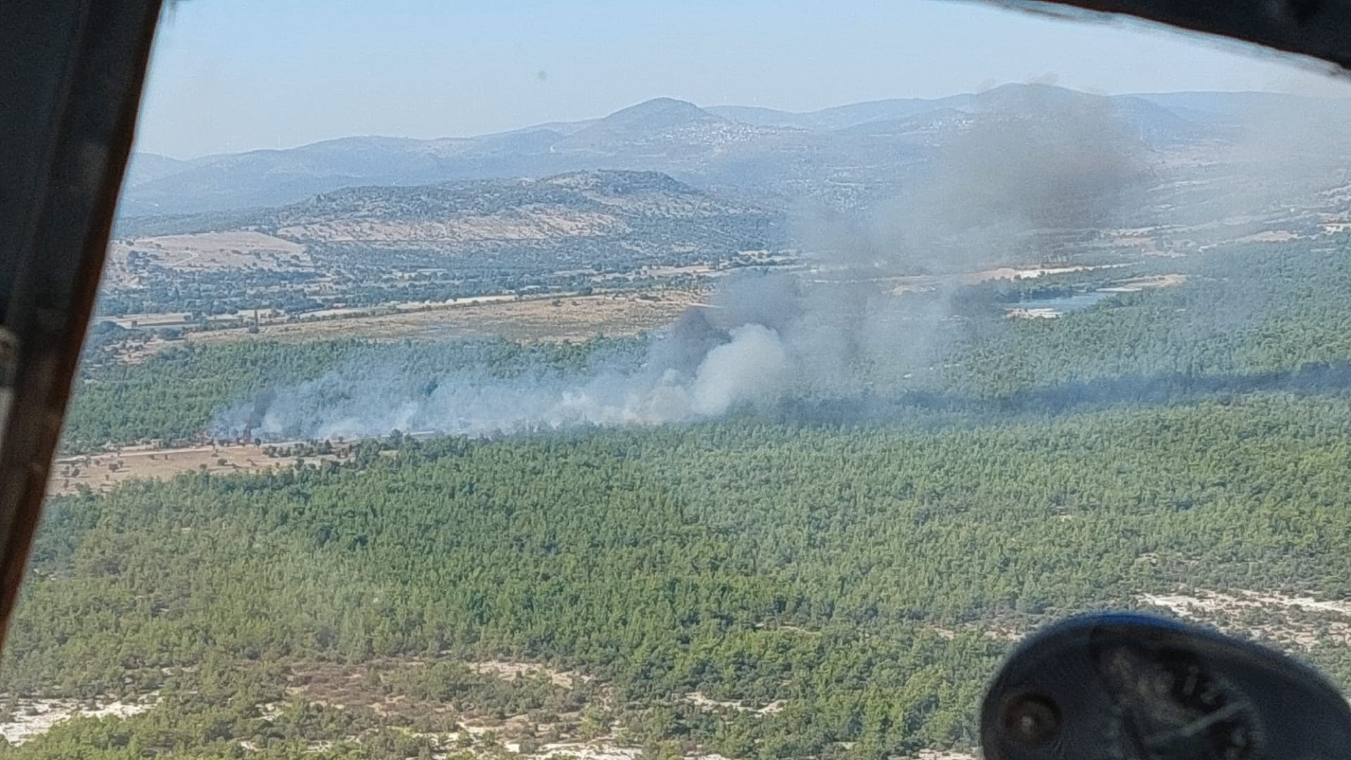 Manisa’da Orman Yangını Çıktı
