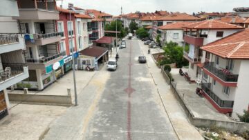 Şehit Mehmet Topcuoğlu Caddesi yol yapım çalışması tamamlandı